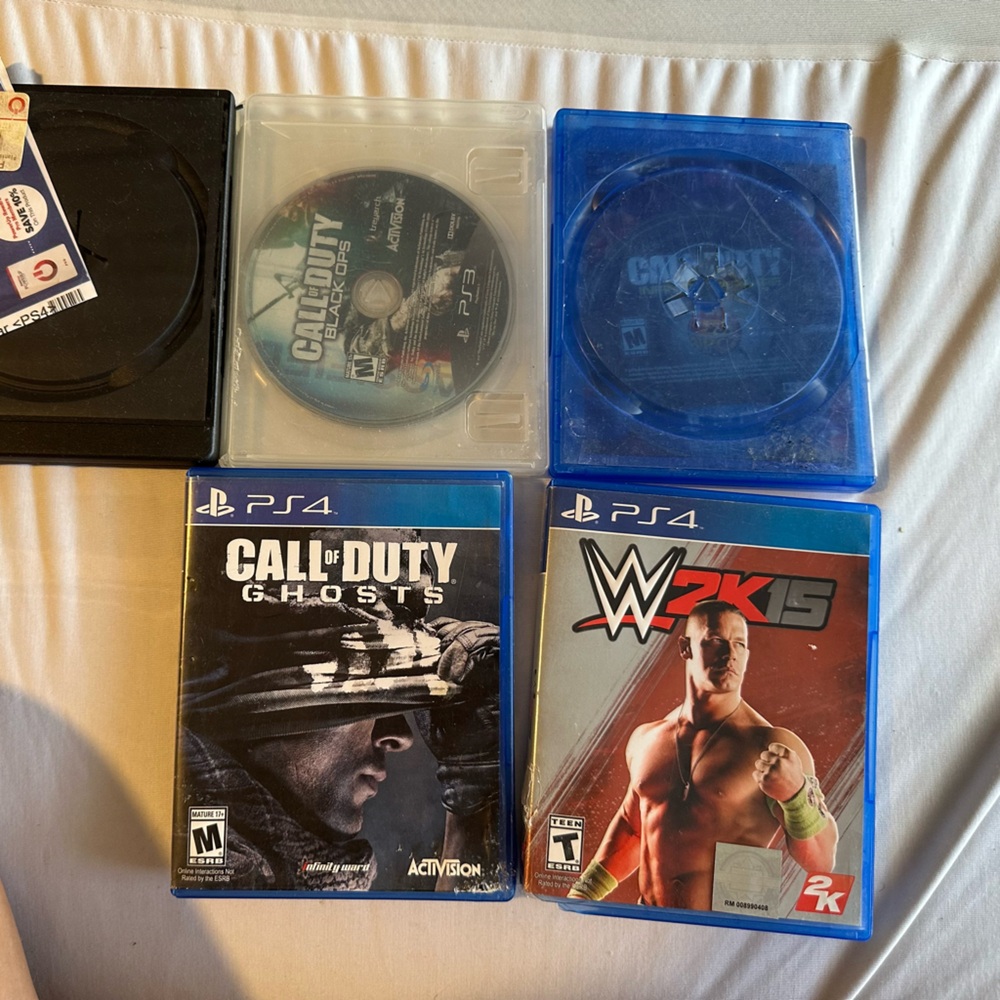 5 games for PlayStation  $109